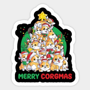 Merry Corgmas Sticker